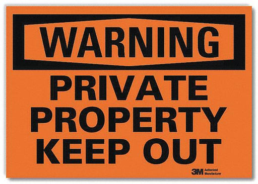 Security Sign 10in x 14in Rflct Sheeting