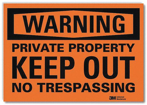 Security Sign 10inx14in Reflctv Sheeting