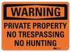 Security Sign 7 inx10 in Plastic