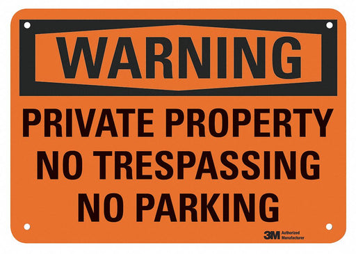 Admittance Sign 10 in x 14 in Aluminum