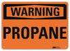 Danger Sign 7 in x 10 in Aluminum