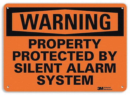 Danger Sign 7 in x 10 in Aluminum