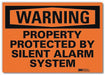 Security Sign 7x10in Reflective Sheeting