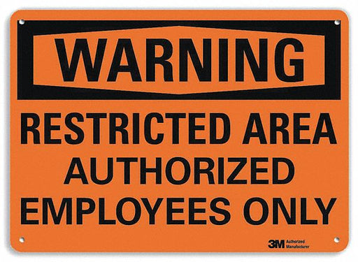 Security Sign 7 inx10 in Plastic