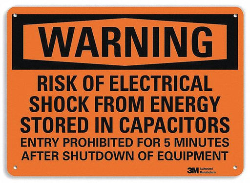 Security Sign 10 in x 14 in Plastic