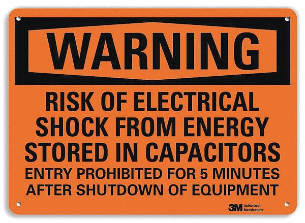 Security Sign 10 in x 14 in Plastic