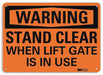 Security Sign 7 in x 10 in Plastic