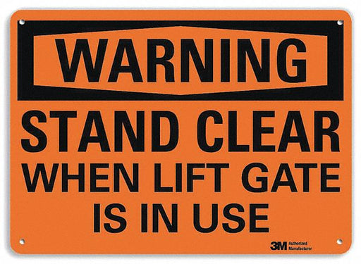 Security Sign 7 in x 10 in Plastic