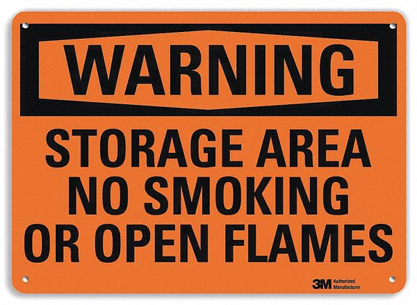 Security Sign 10 in x 14 in Plastic