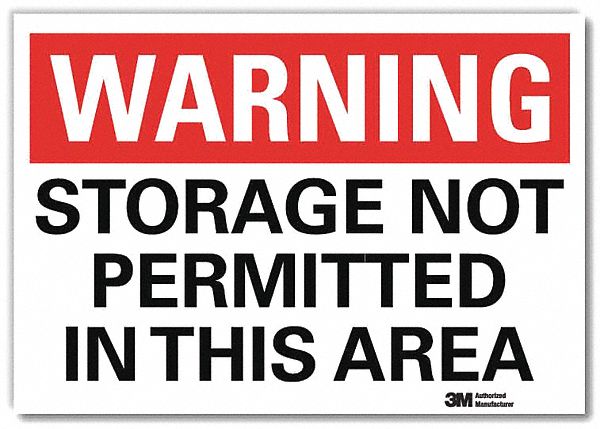 Warning Sign 10x14in Reflective Sheeting