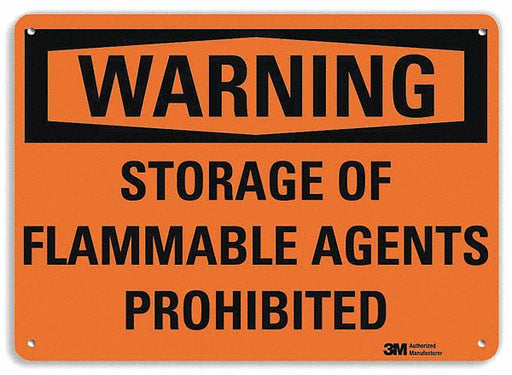 Security Sign 10 in x 14 in Aluminum
