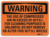 Security Sign 7 in x 10 in Plastic