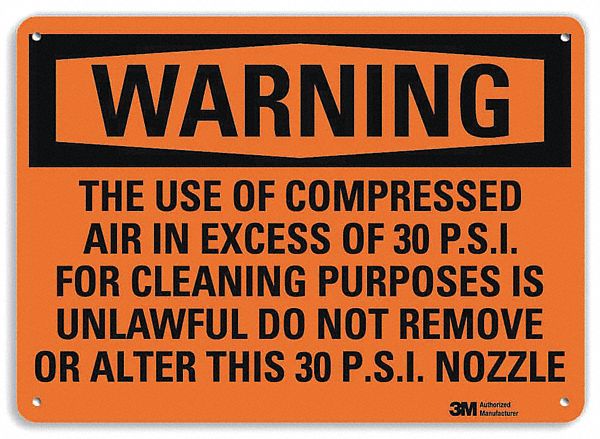 Security Sign 7 in x 10 in Plastic