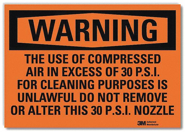 Security Sign 5 in x 7 in Rflct Sheeting