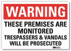 Admittance Sign 10x14in Rflct Sheeting