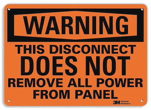Security Sign 10 in x 14 in Plastic