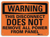 Danger Sign 7 in x 10 in Aluminum