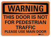 Security Sign 10 in x 14 in Plastic