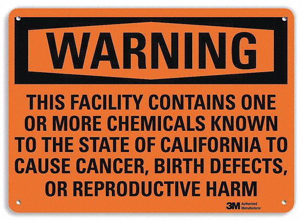 Danger Sign 7 in x 10 in Aluminum