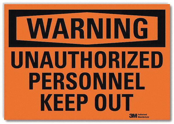 Security Sign 5 in x 7 in Rflct Sheeting