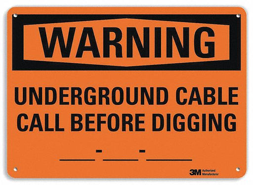 Security Sign 7 in x 10 in Plastic