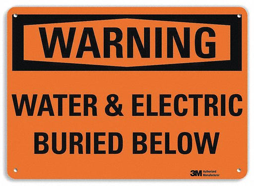 Security Sign 10 in x 14 in Plastic