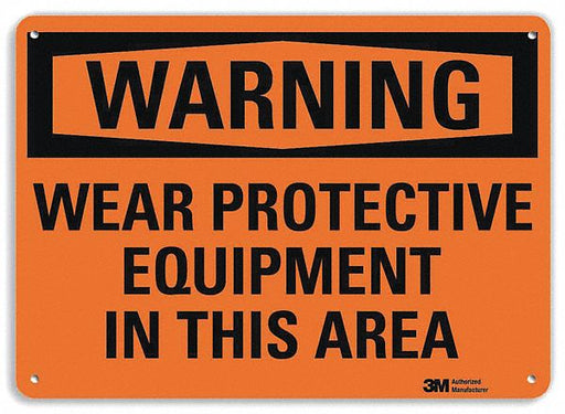 Security Sign 10 in x 14 in Plastic