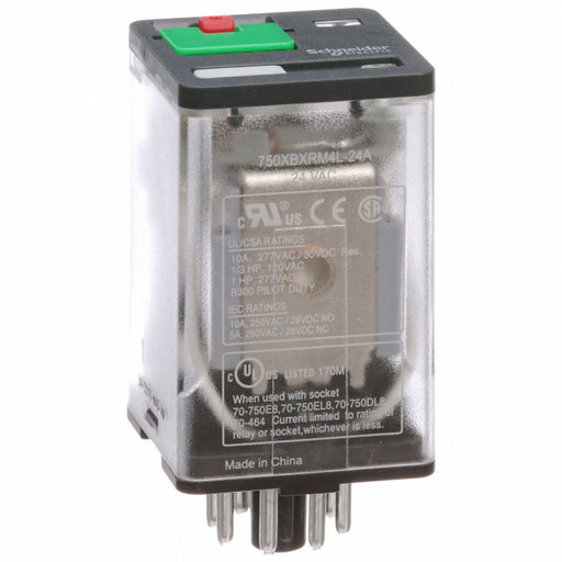 J2409 General Purpose Relay 24VAC 10A 8Pins