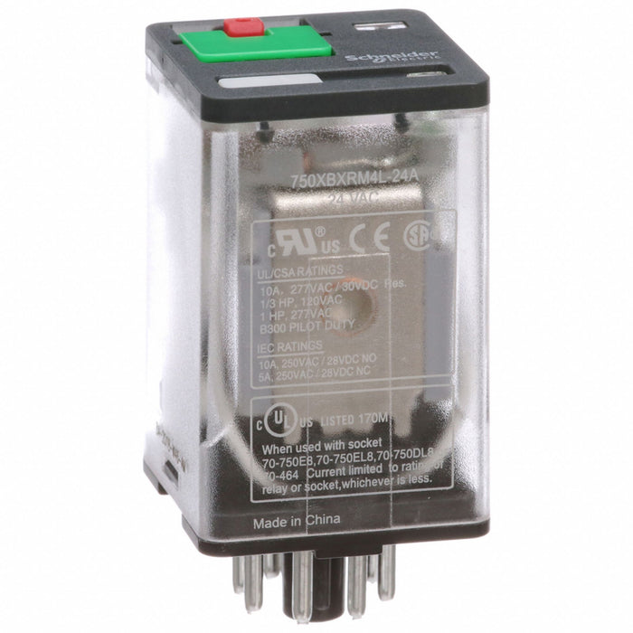 J2409 General Purpose Relay 24VAC 10A 8Pins