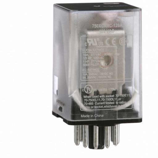 J2411 GeneralPurpose Relay 120VAC 10A 11Pins