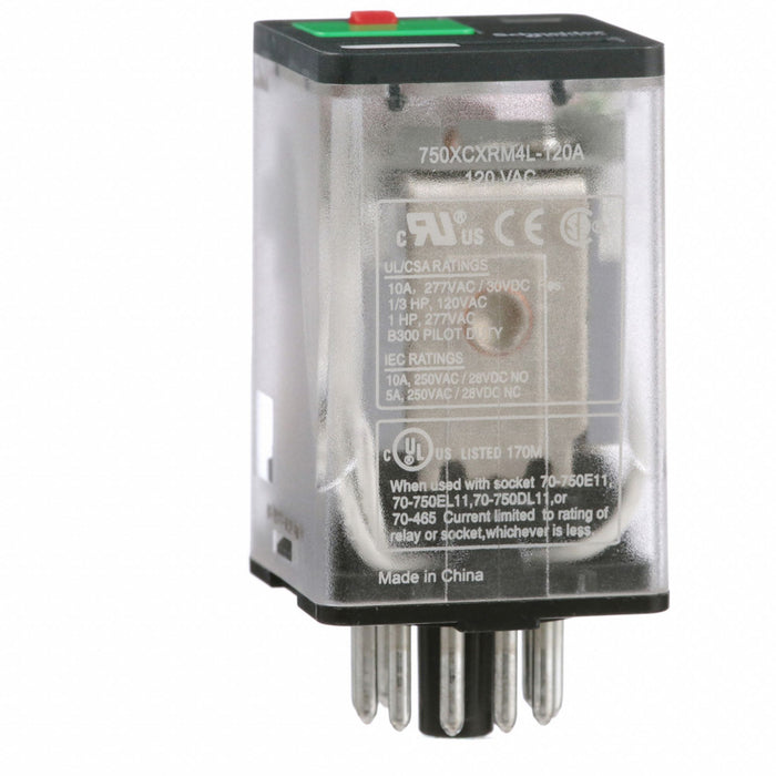 J2412 GeneralPurpose Relay 120VAC 10A 11Pins