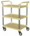 Utility Cart Beige 38-1/4 in.H