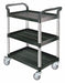 Utility Cart Black 39-1/2 in.H