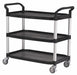 Utility Cart Black 39-3/4 in.H
