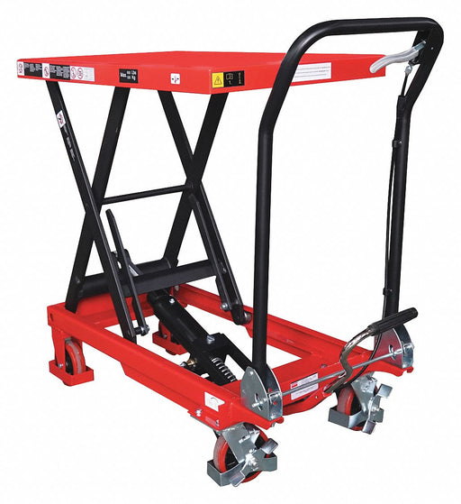 Scissor Lift Table 32inLx19-3/4inW