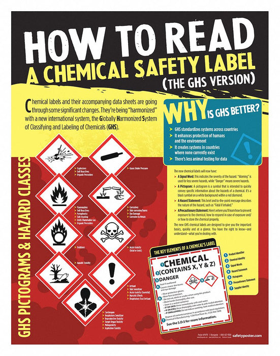 Safety Poster 22 in x 17 in Paper