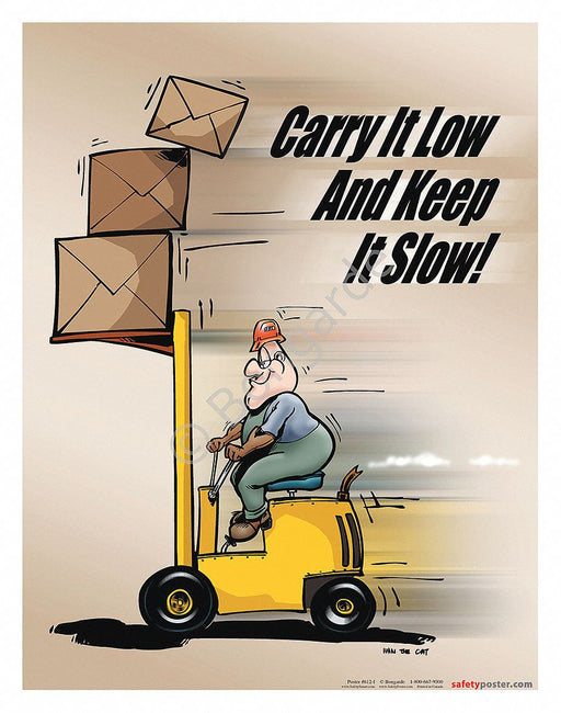 Safety Poster 22 in x 17 in Paper
