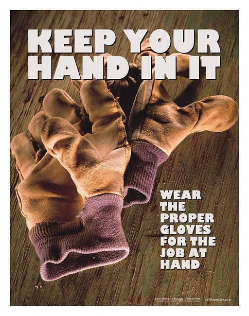 Safety Poster 22 in x 17 in Paper