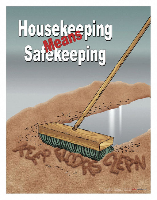 Safety Poster 22 in x 17 in Paper