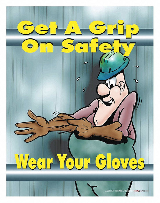 Safety Poster 22 in x 17 in Paper
