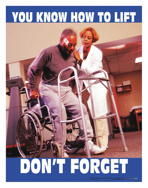 Safety Poster 22 in x 17 in Paper