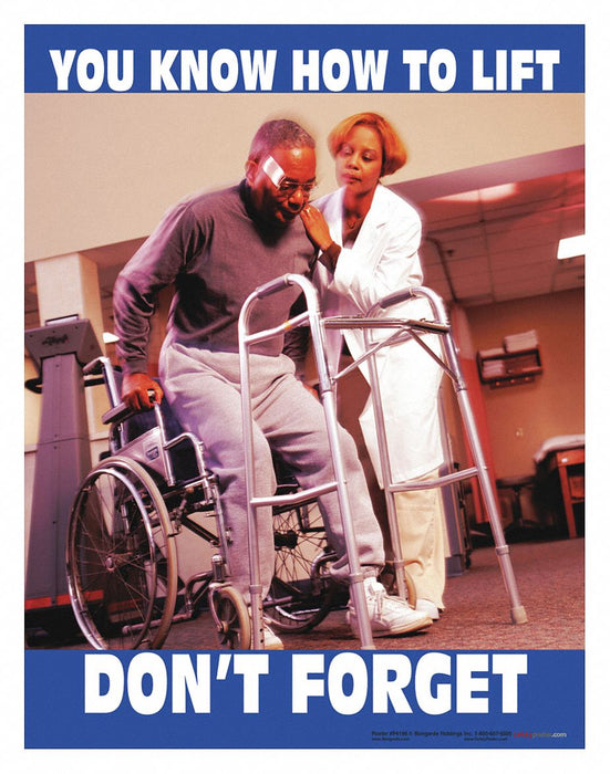 Safety Poster 22 in x 17 in Paper