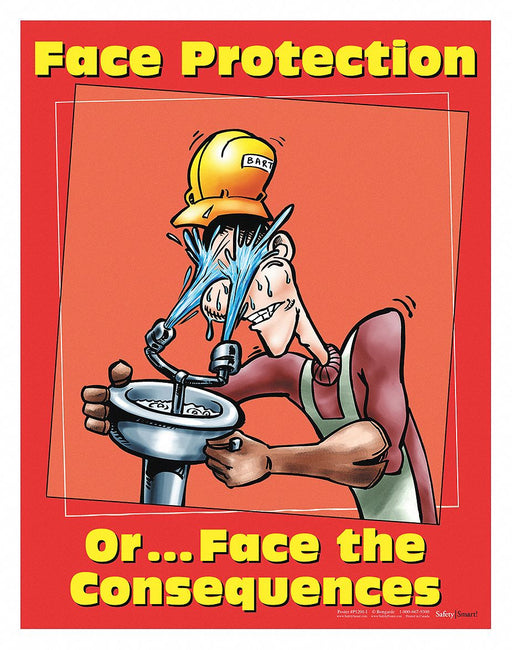 Safety Poster 22 in x 17 in Paper