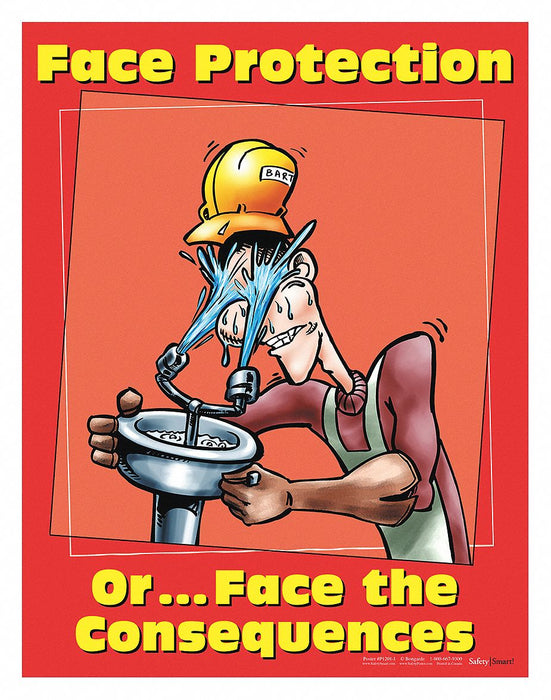 Safety Poster 22 in x 17 in Paper