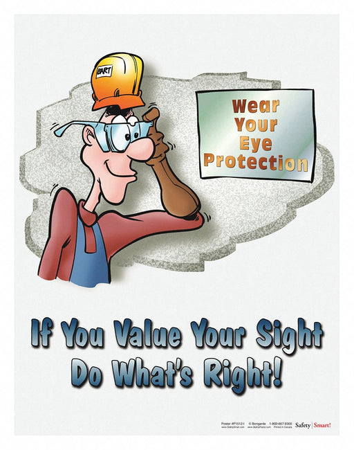 Safety Poster 22 in x 17 in Paper
