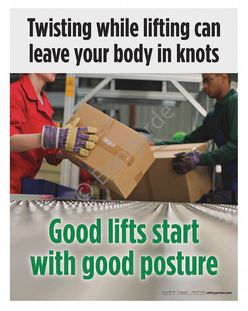 Safety Poster 22 in x 17 in Paper