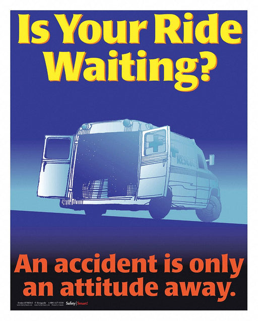 Safety Poster 22 in x 17 in Paper