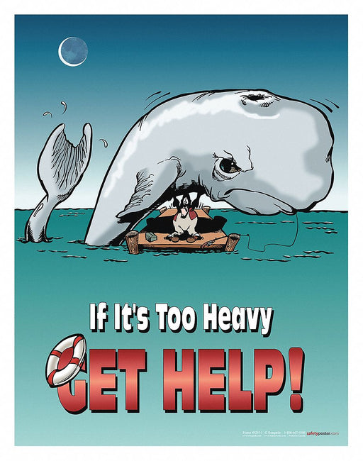 Safety Poster 22 in x 17 in Paper