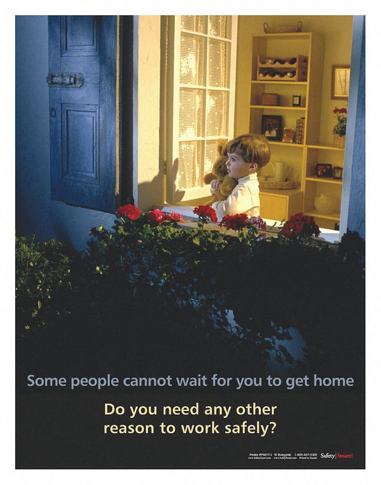 Safety Poster 22 in x 17 in Paper
