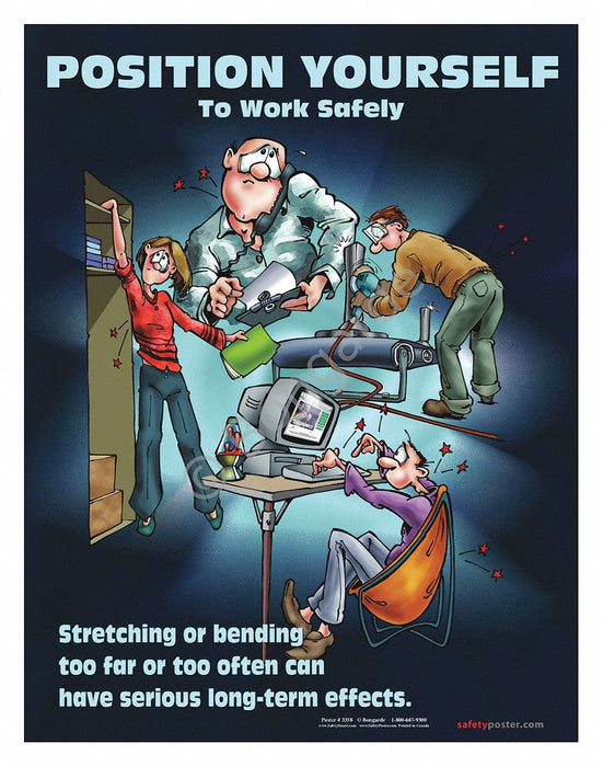 Safety Poster 22 in x 17 in Paper